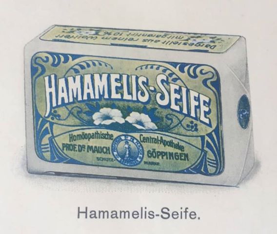 Hamamelis Seife aus der Homöopathischen Central-Apotheke Dr. Fr. Mauch
© Melli Bäurle
